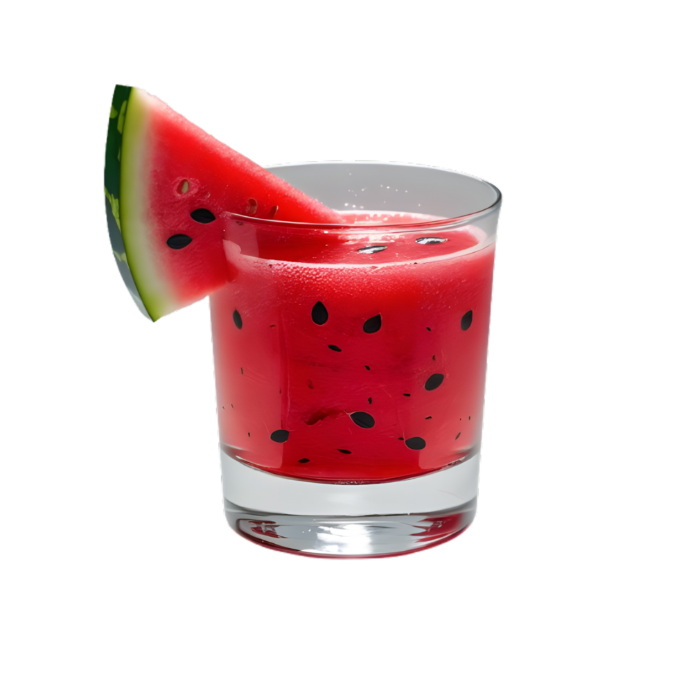 Tasty watermelon juice isolated on transparent background png