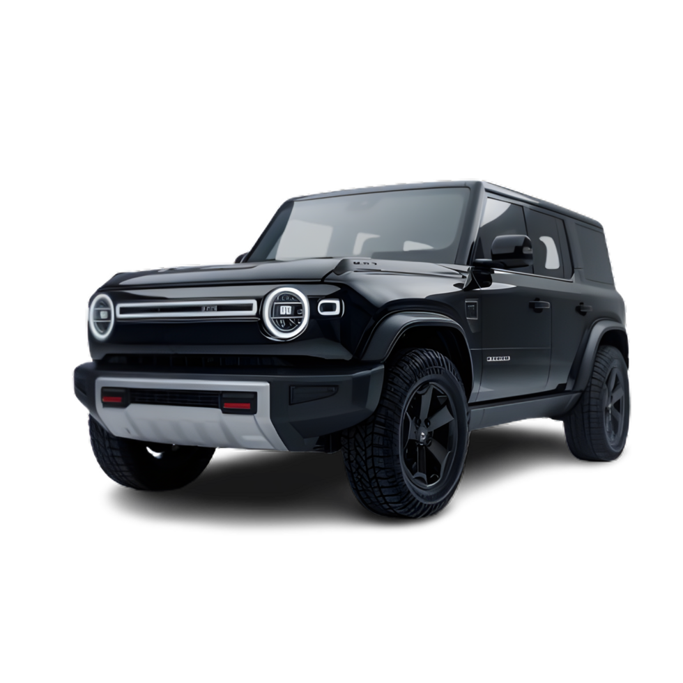Modern SUV isolated on background png