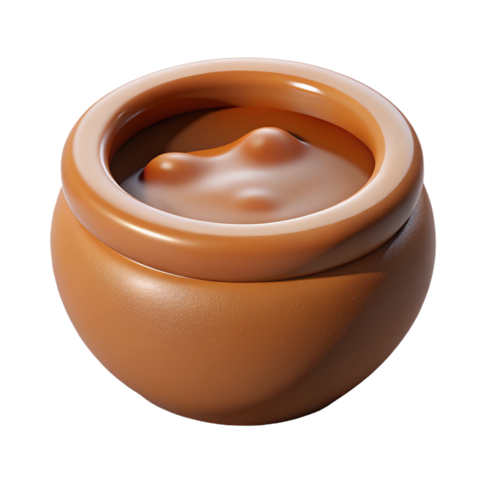 liquid in clay pot for decoration png