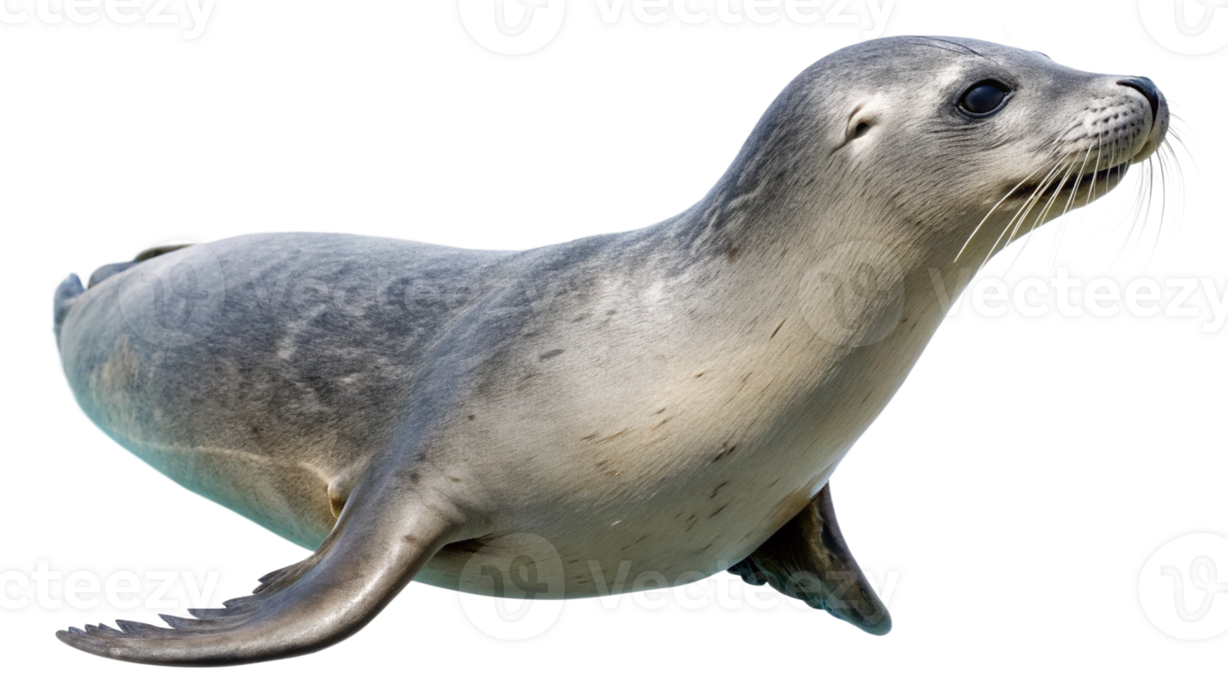 A seal is swimming in the water png