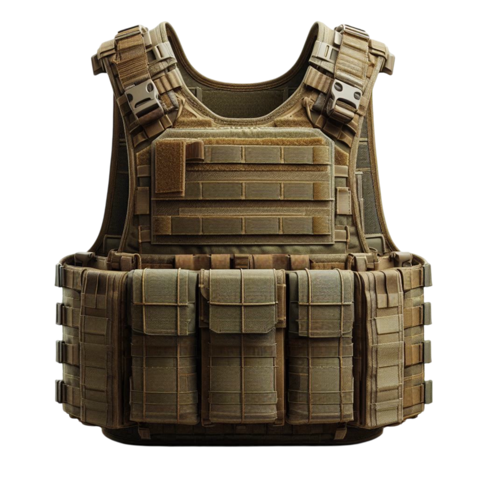 Military Tactical Vest Side View png