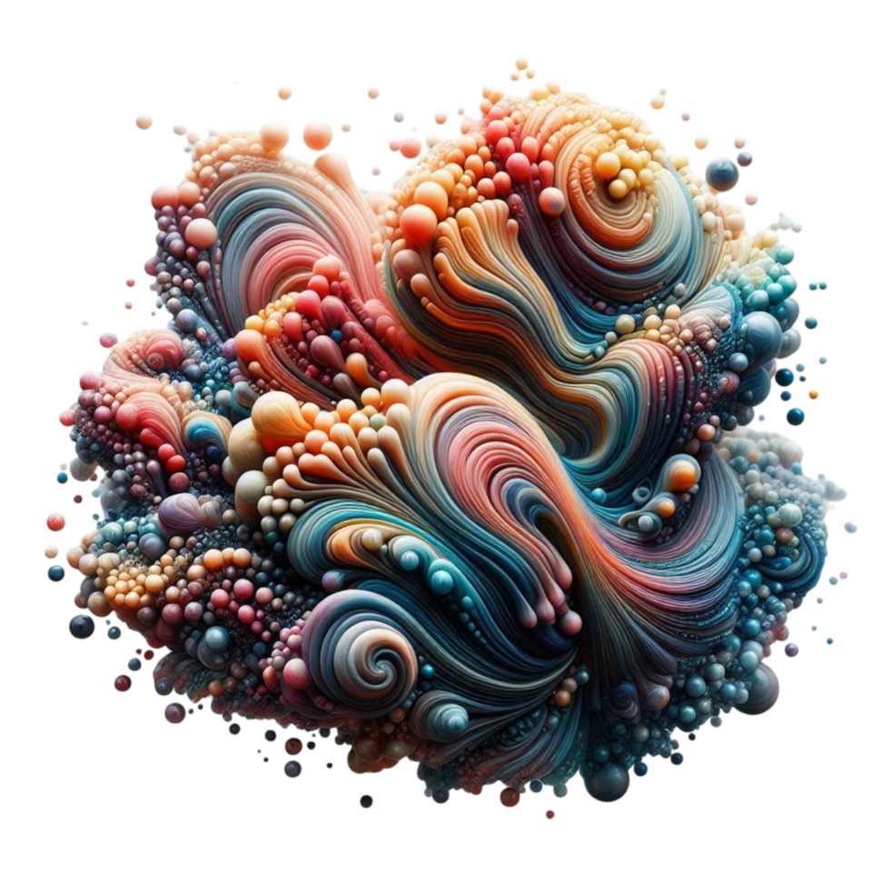 Abstract Swirling Elemental Energy png