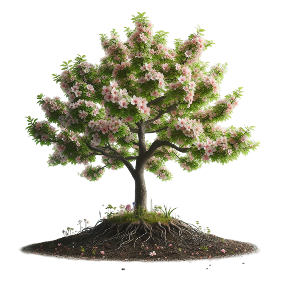Serene Flowering Tree png