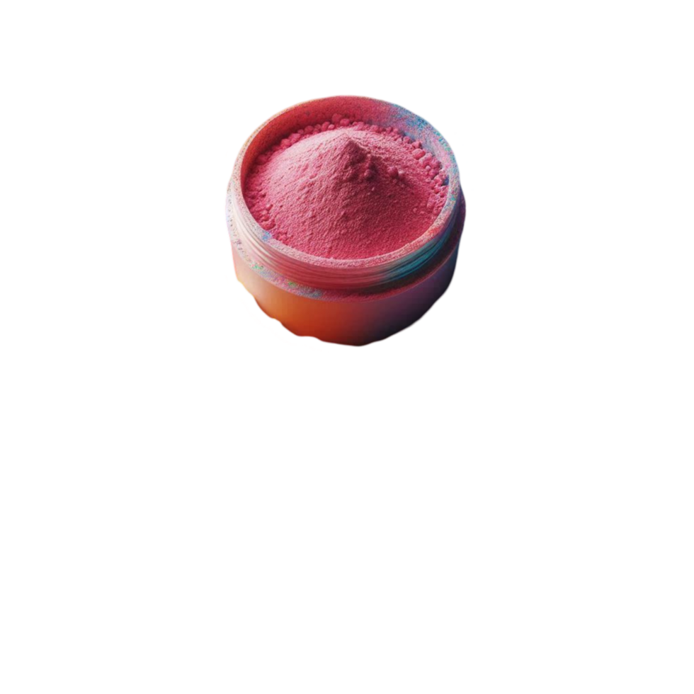 Glossy Red Sphere Floating in Abstract Space png