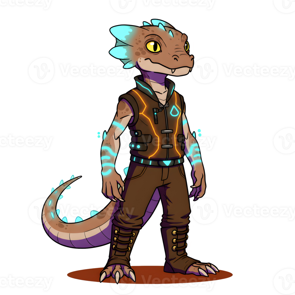 Cartoon Alien Riding a Motorcycle in Biker Outfit, Fun and Edgy Digital Art, isolated on transparent background png