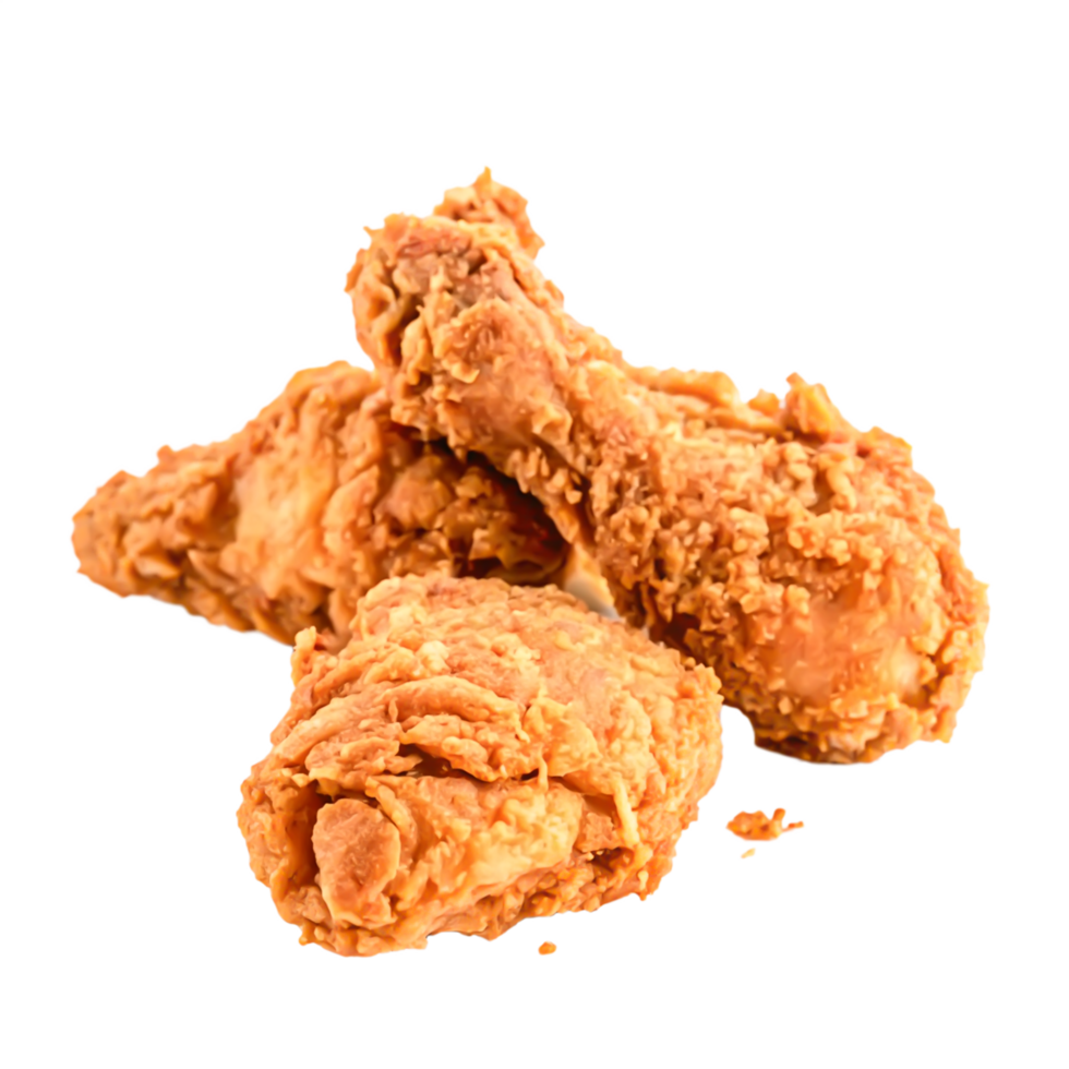Crispy Fried Chicken Drumsticks Delicious Fast Food Image for Menu png