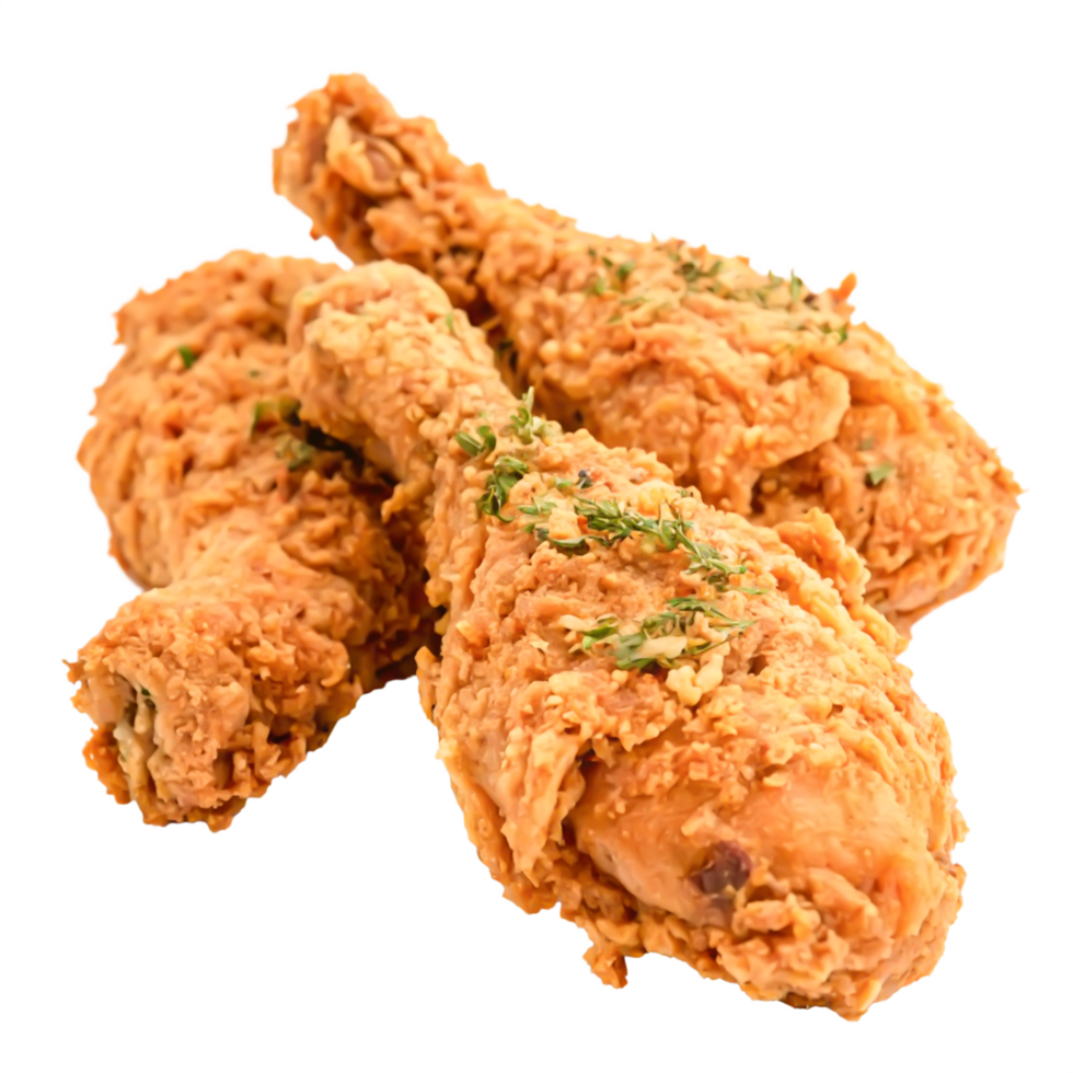 Crispy Fried Chicken Drumsticks, Close-up png