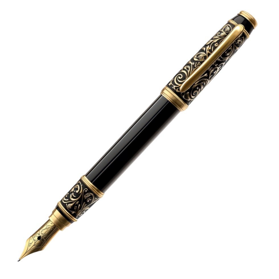 Gold Pen transparent background png