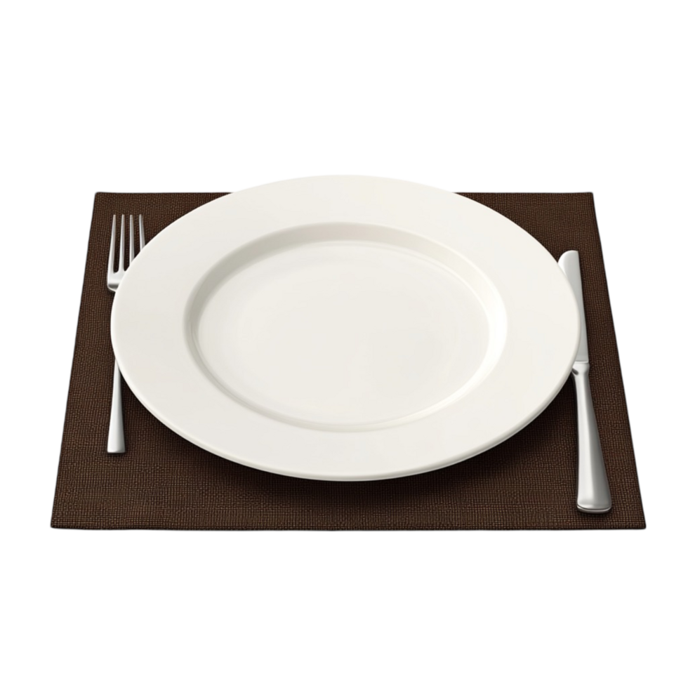 Dining Plate Set Transparent Background png