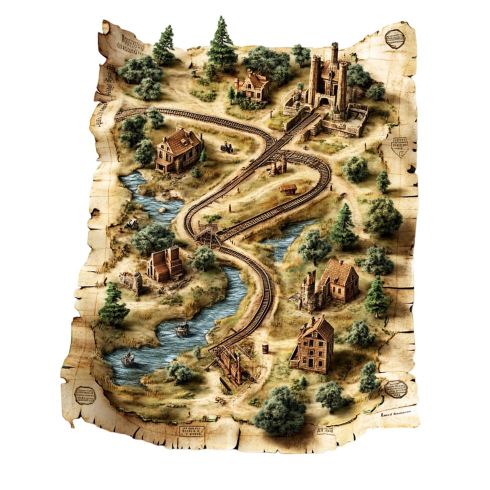 Fantasy Map Transparent Background png