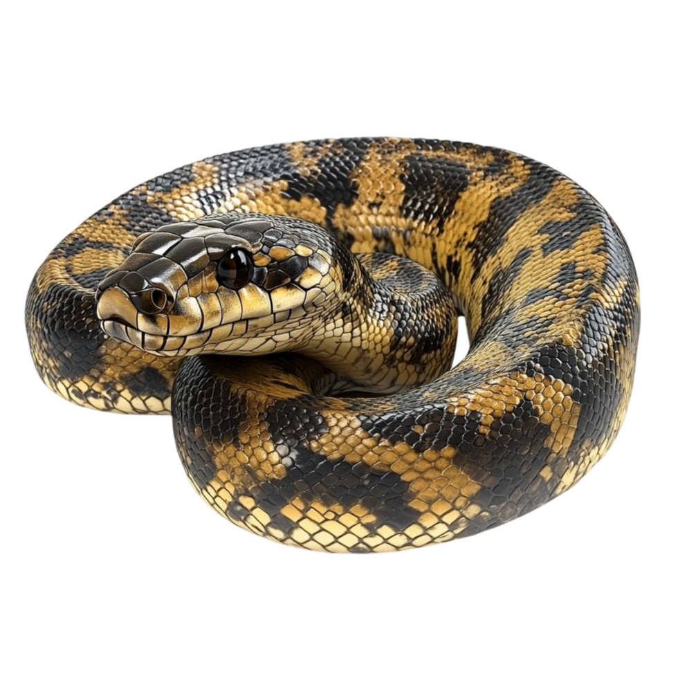 Coiled Snake Transparent Background png