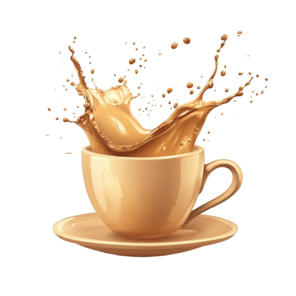Coffee Splash transparent background png