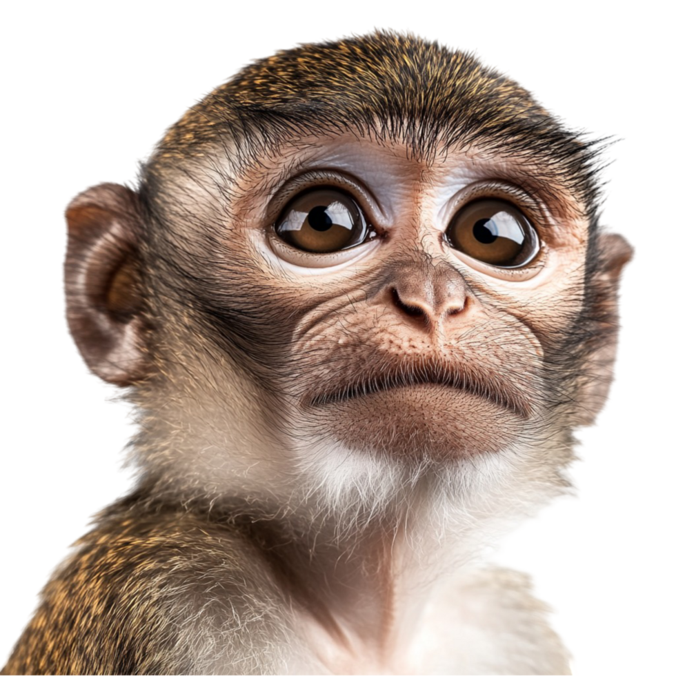 Monkey Face transparent background. png