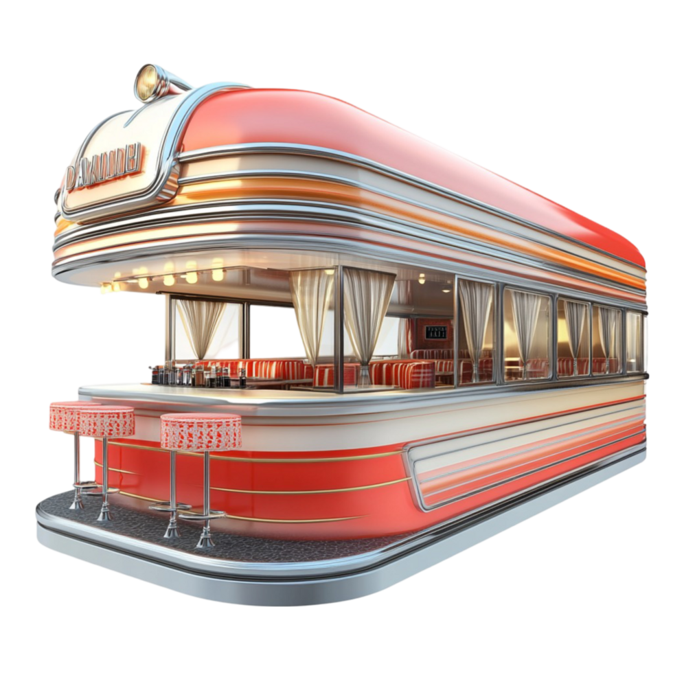 Retro Diner Transparent Background png