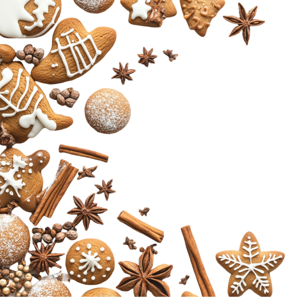 Star Anise and Spices Transparent Background png
