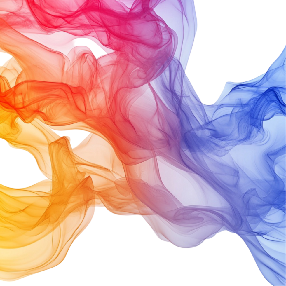Colorful Smoke Transparent Background png
