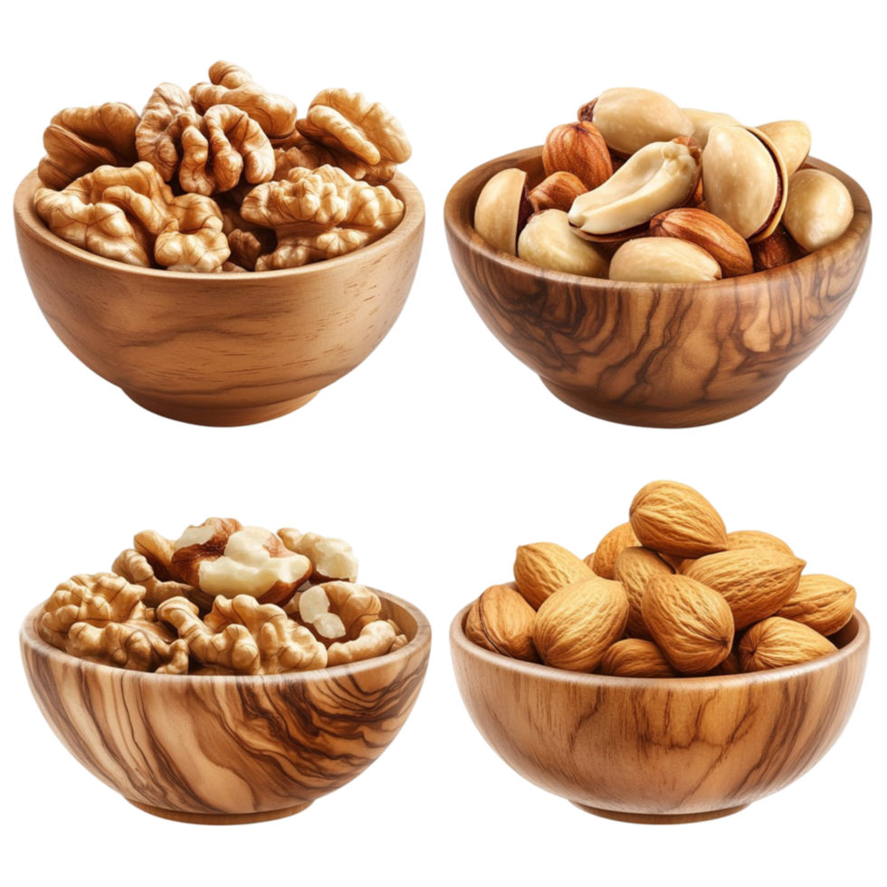 Mixed Nuts Pile Transparent Background png