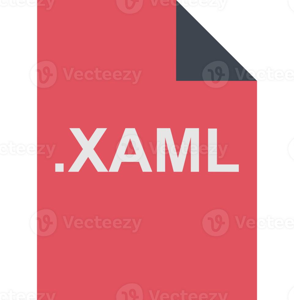 Creative Xaml File Icon Fill Crisp Corners V1 Graphic png