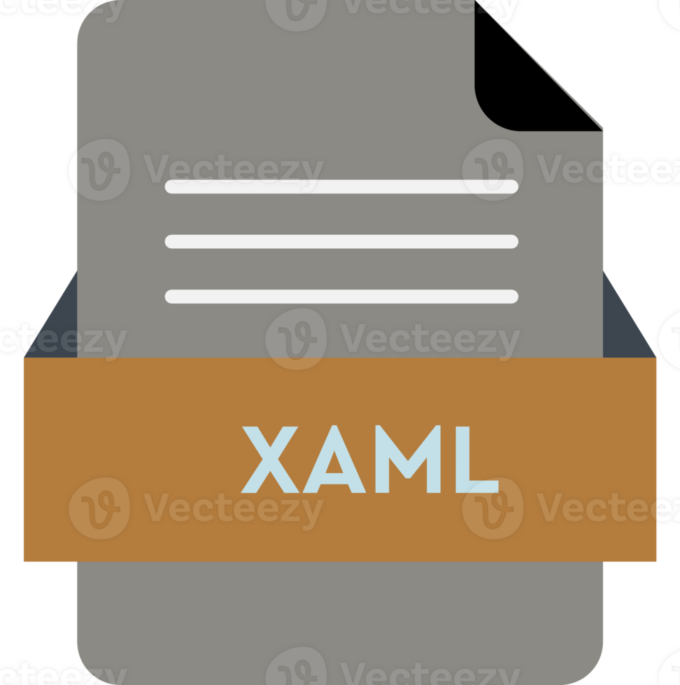 Xaml File Icon With Natural Gray Color Illustration png