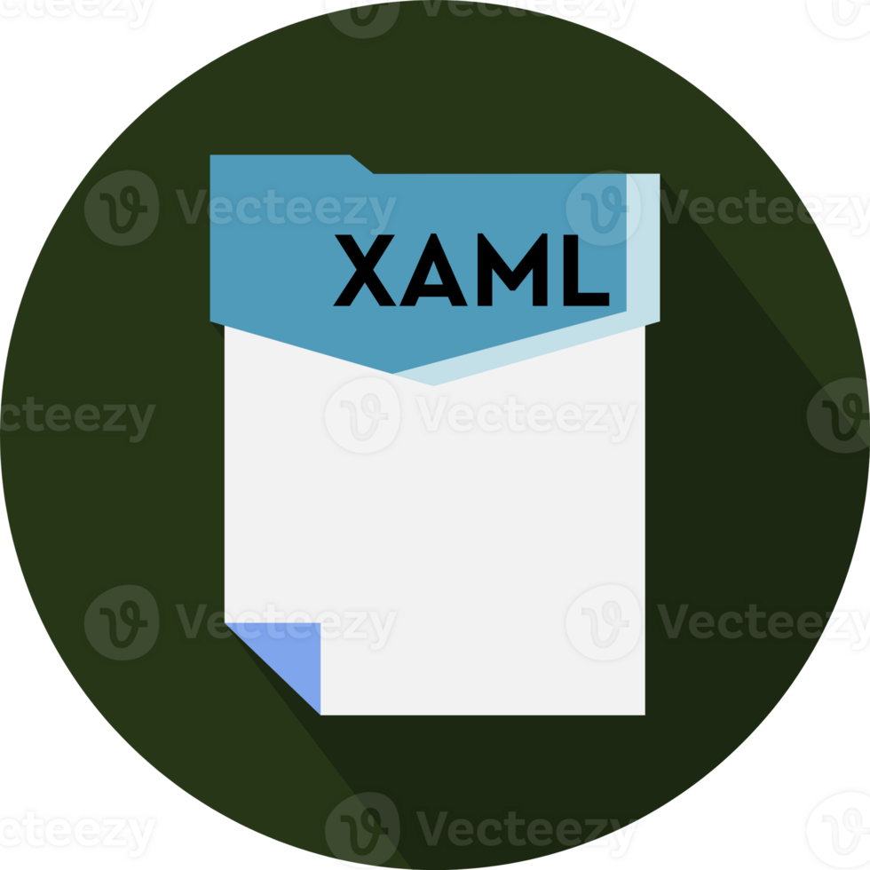 Xaml File Format Minimal Icon With Circular Shape Art png