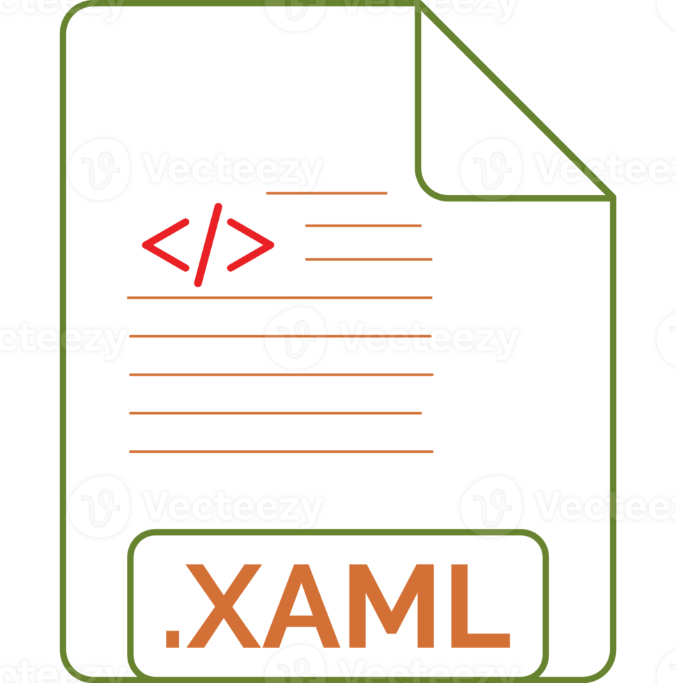 Xaml File Icon Natural Gray Outline Design Element png