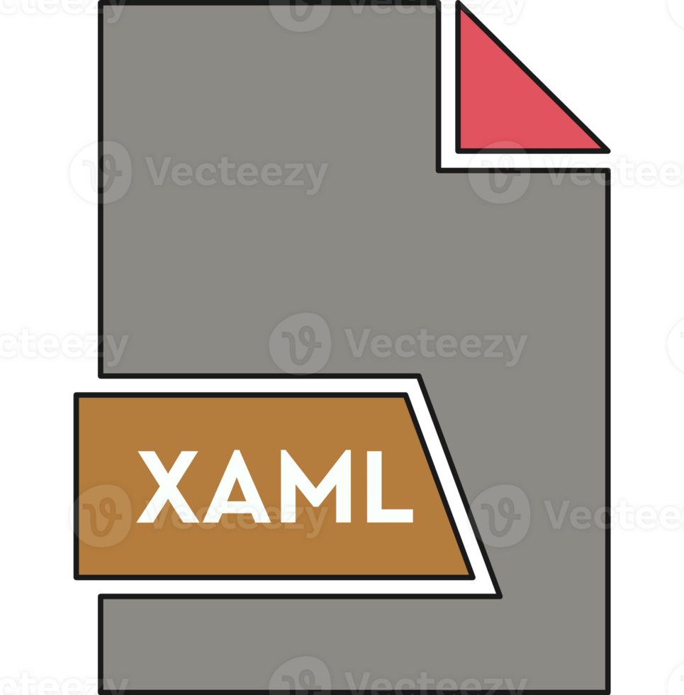 Modern Xaml File Format Icon In Shapes Natural Gray And Copper Colors png