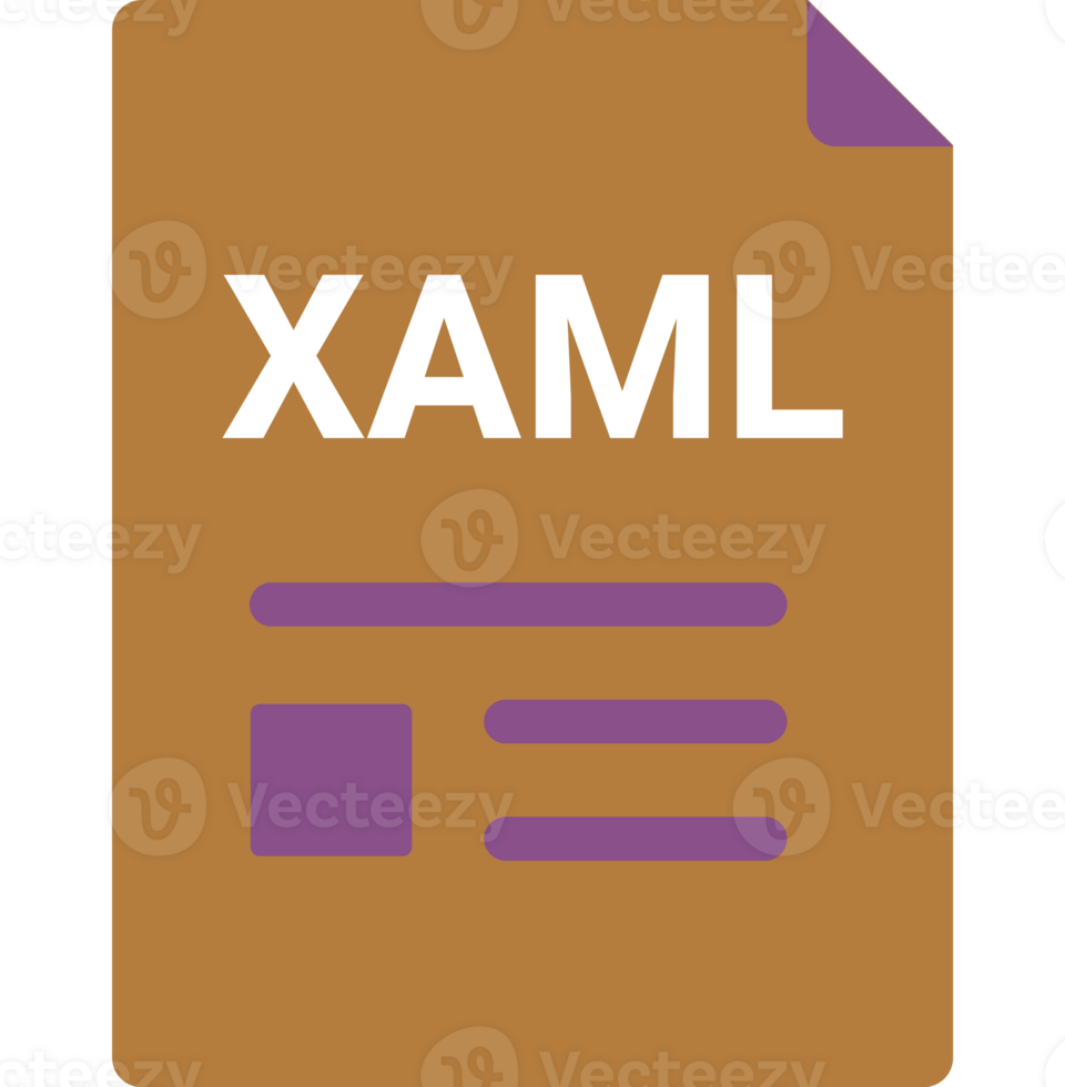 Modern Xaml File Icon With Symbols png