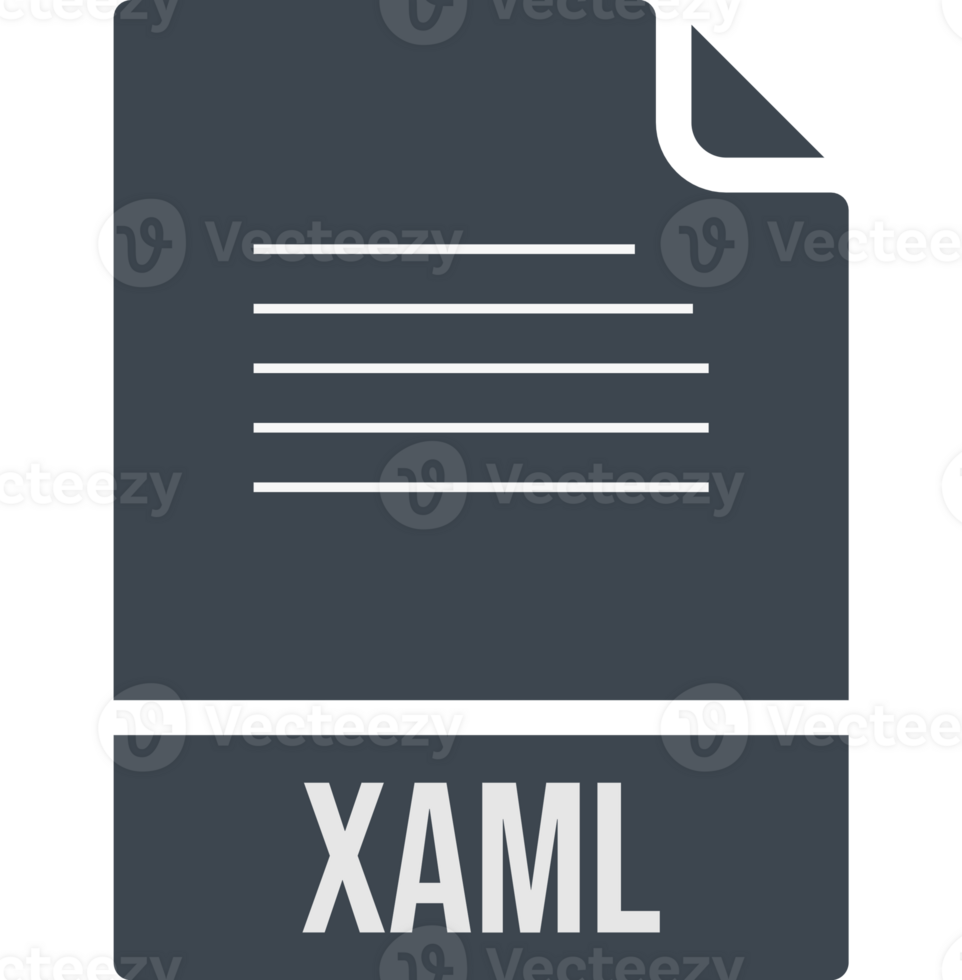 Xaml File Icon Fill Rounded Corners Design Element png