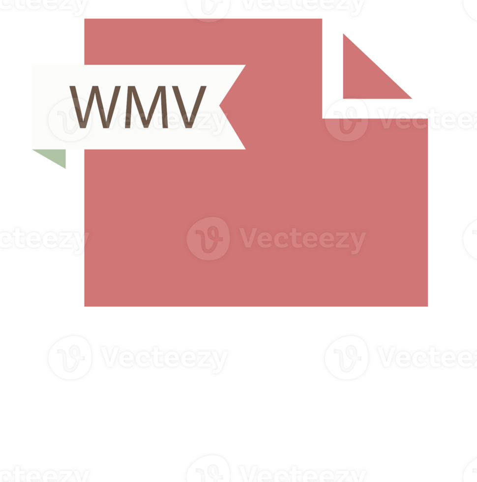 Wmv File Format Icon Roe Color Fill Design Element png