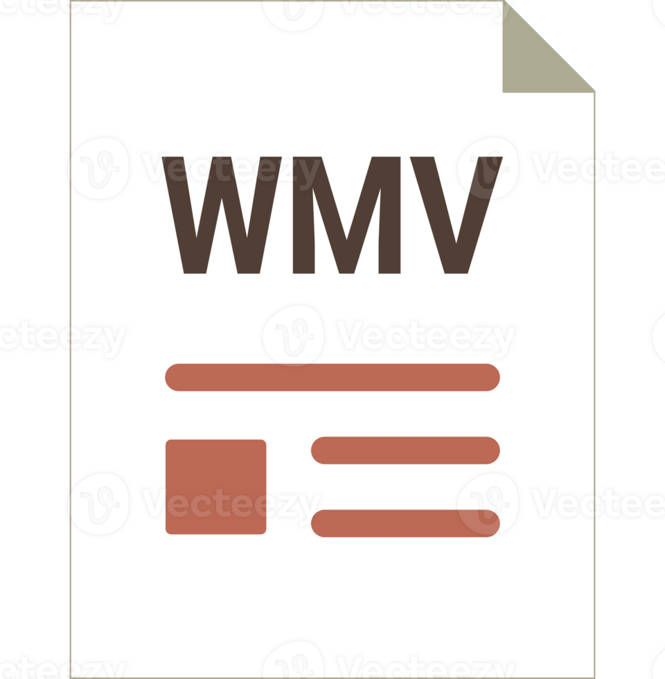 Creative Wmv With Deep And Minimal Colors And Folded Icon Graphic png