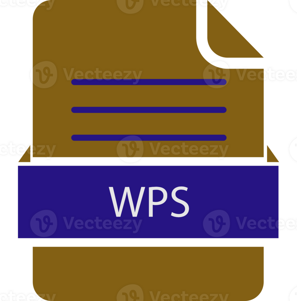 Wps File Icon Black Color And Lines png