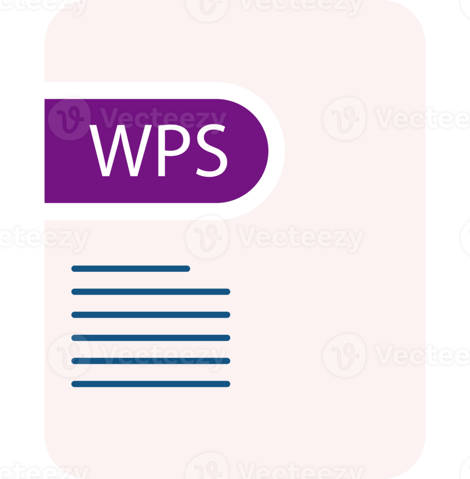 Wps File Icon Deep And Minimal png