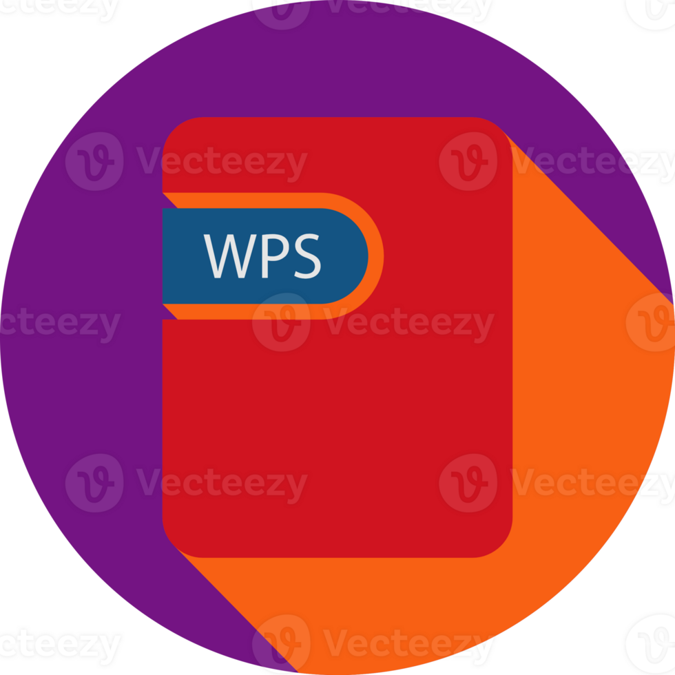 Wps File Icon Black Shadow With Rounded Corners In Circular Shape png