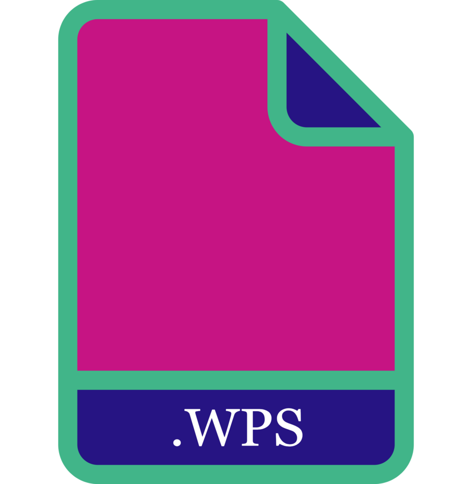 The wps file icon png