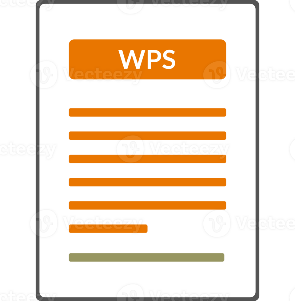 Wps Contract Document Icon png