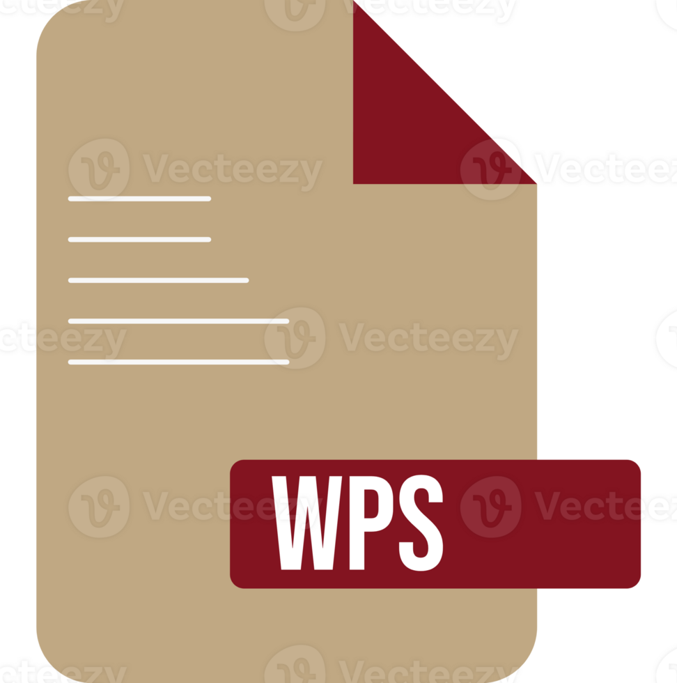 Wps File Extension Icon png