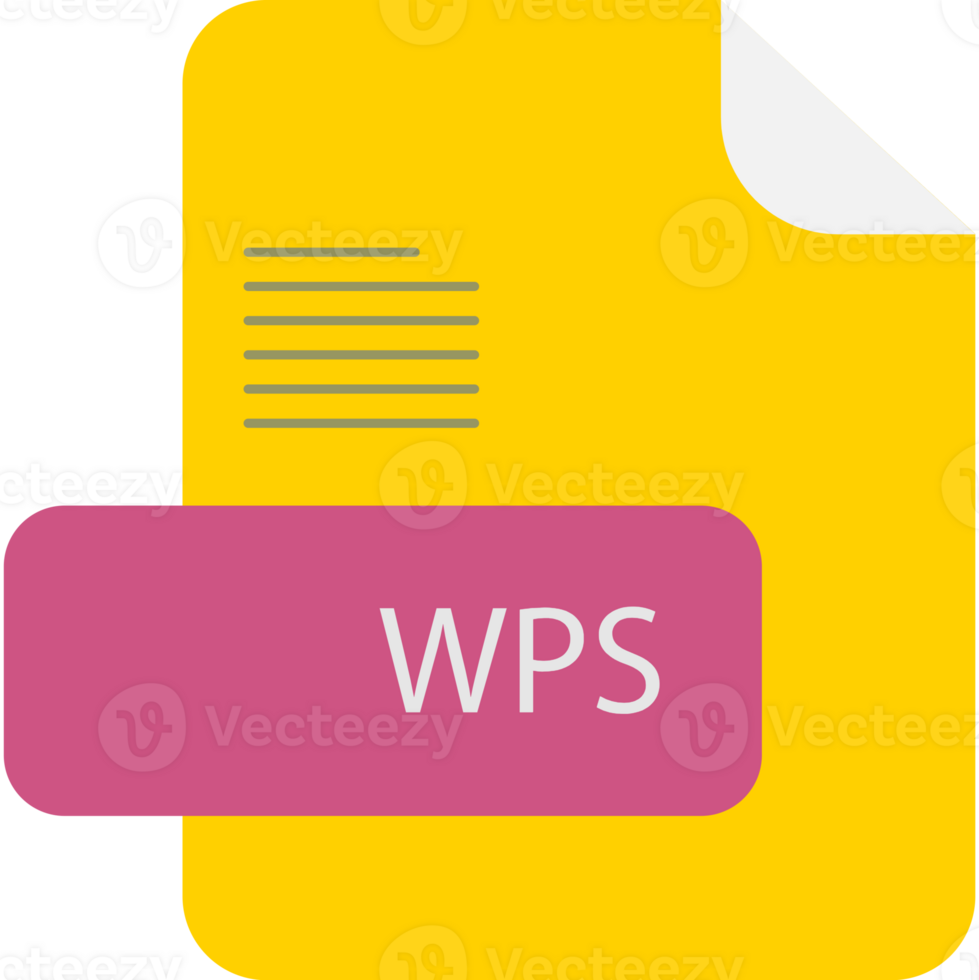 Wps File Extension Rounded Lines And Shape png