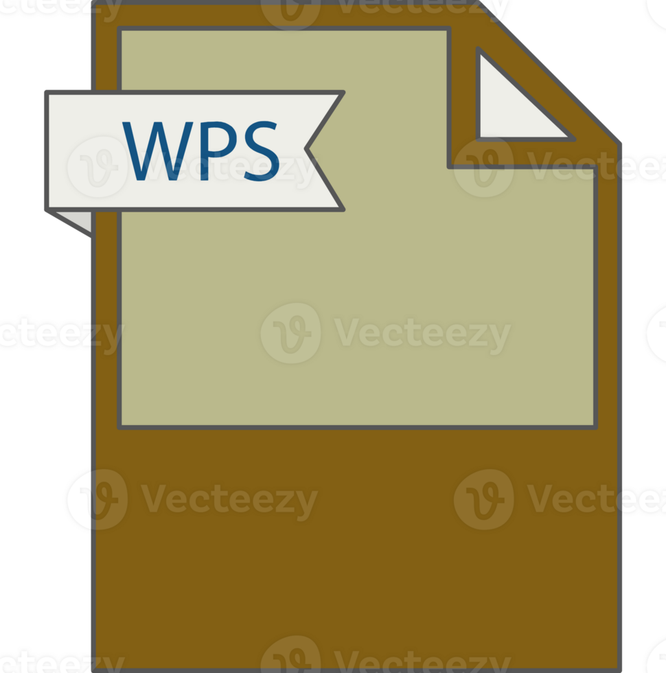 Wps File Format Icon Minimal png