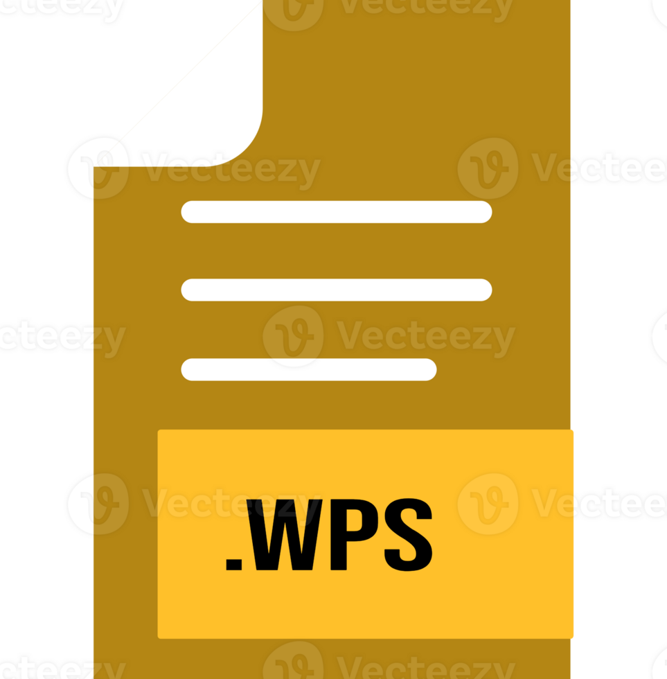 Wps File Format Icon Outline And Fill png