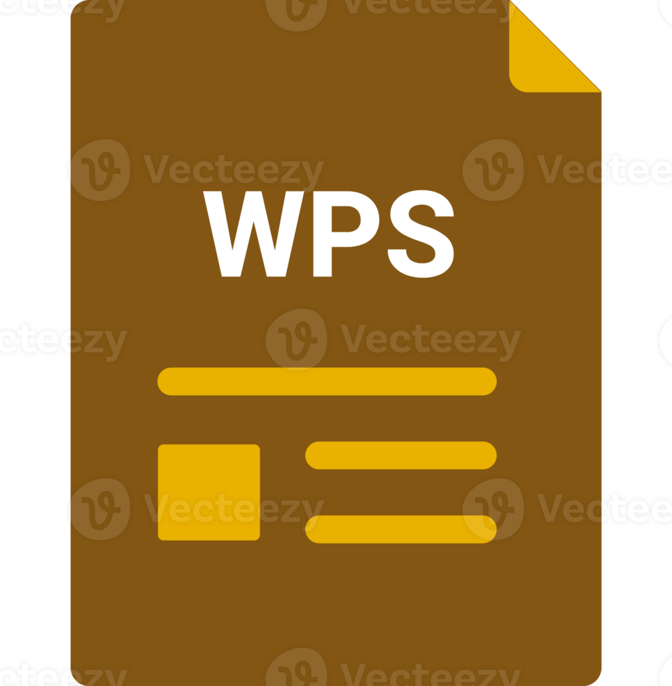 Wps File Icon With Symbol png