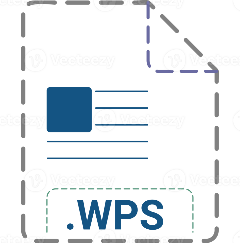 Wps File Icon Minsk Dashed Rounded Outline png