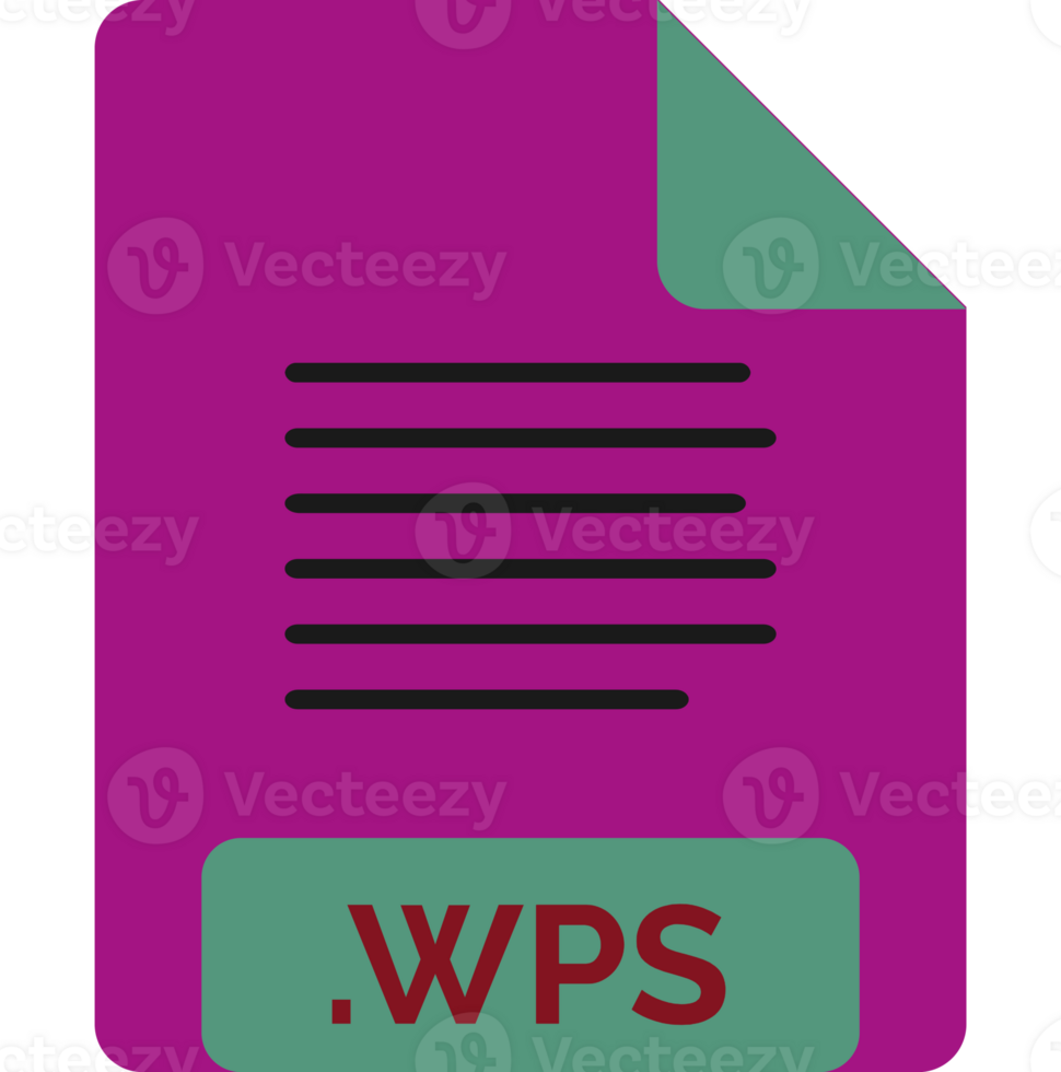 Wps File Icon Minimal png