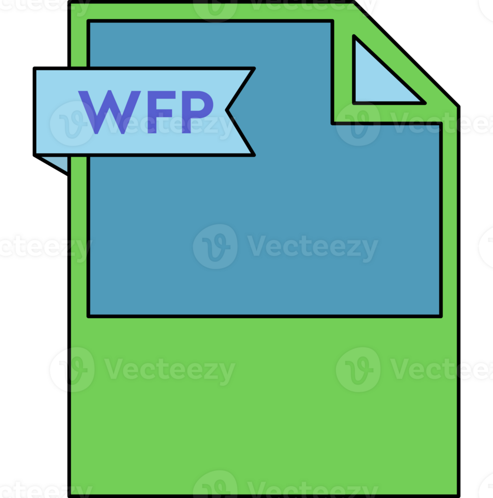 Wfp File Format Icon Minimal png
