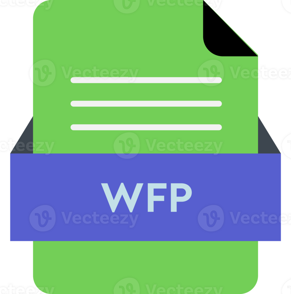 Wfp File Icon With Chestnut Rose Color png