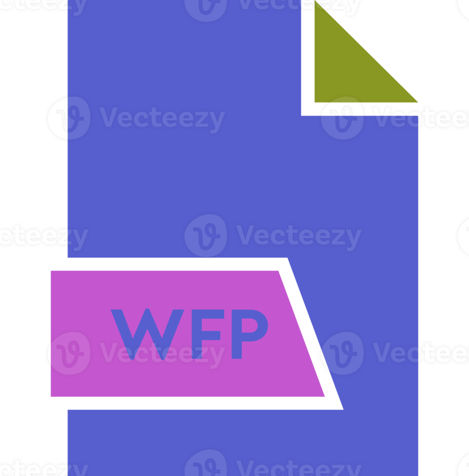 Wfp File Format Icon Shape png