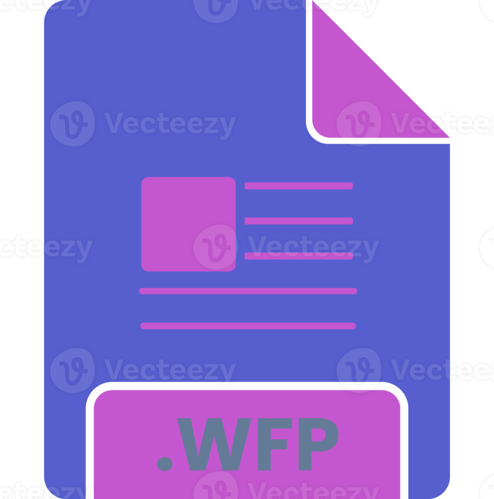 Wfp File Minimal Icon png
