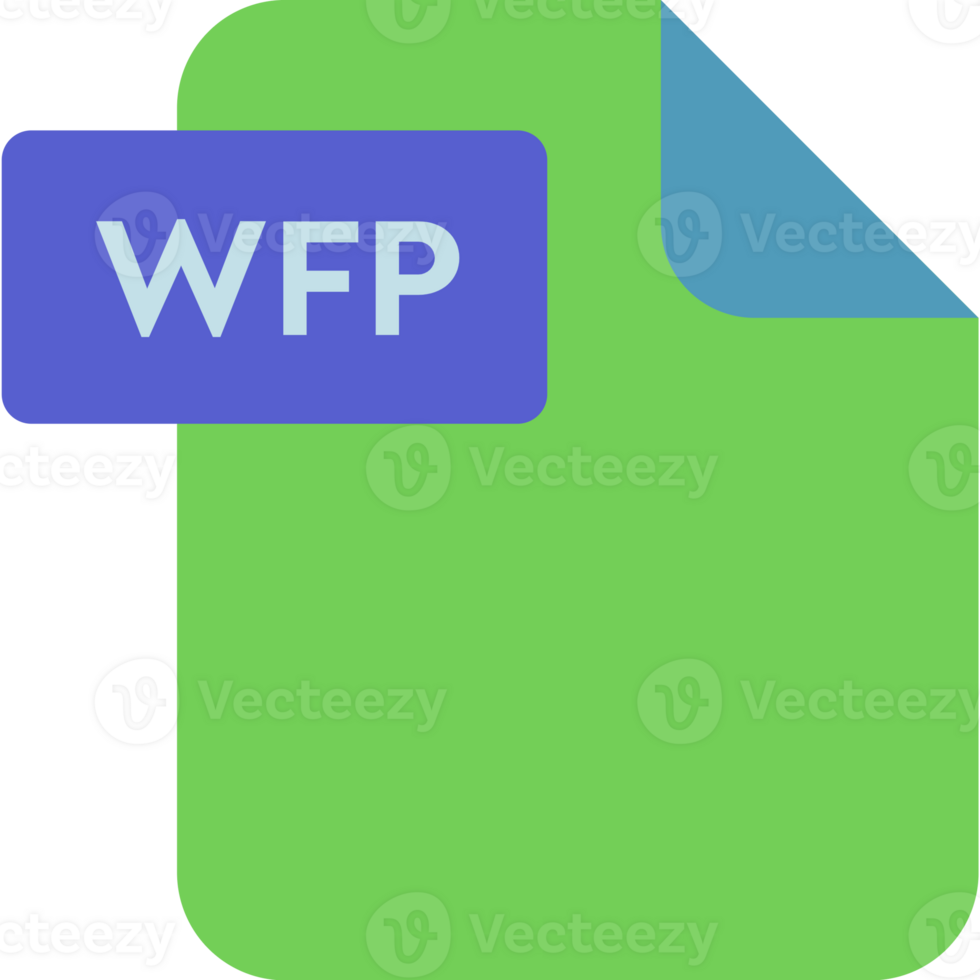 Wfp File Format Icon Rounded Shapes png