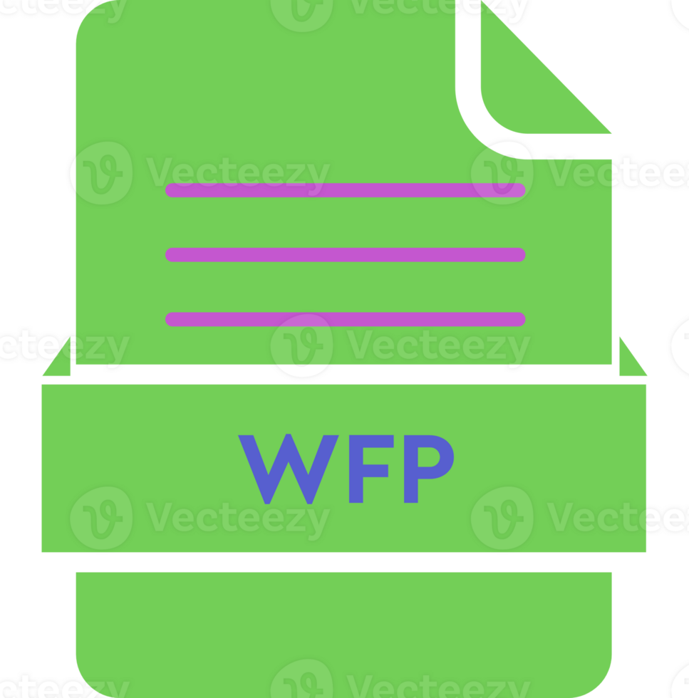Wfp File Icon Black Color And Lines png