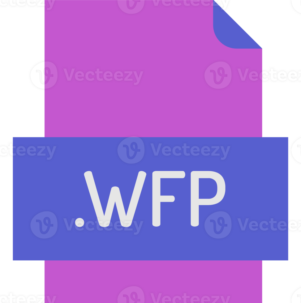 Wfp File Icon Fill Crisp Corners With Doted Lines png