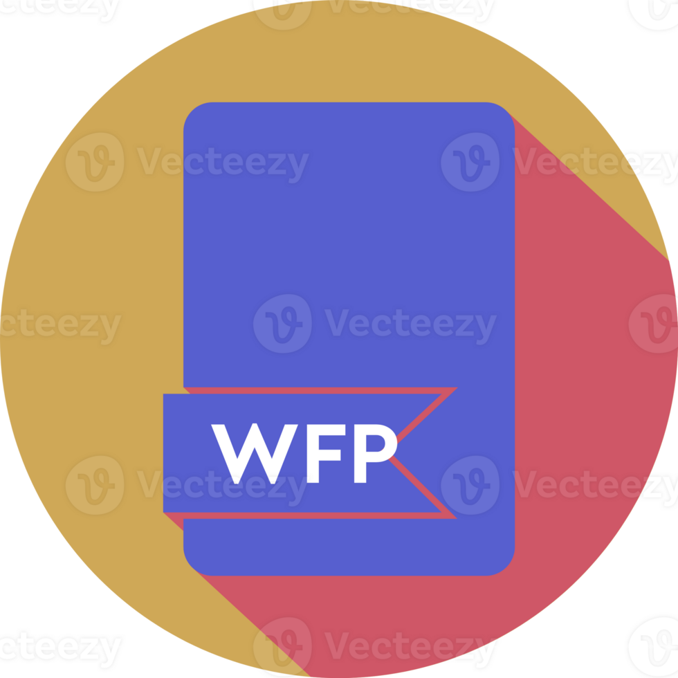 Wfp File Format Icon Chestnut Rose Fill Circular Shape png